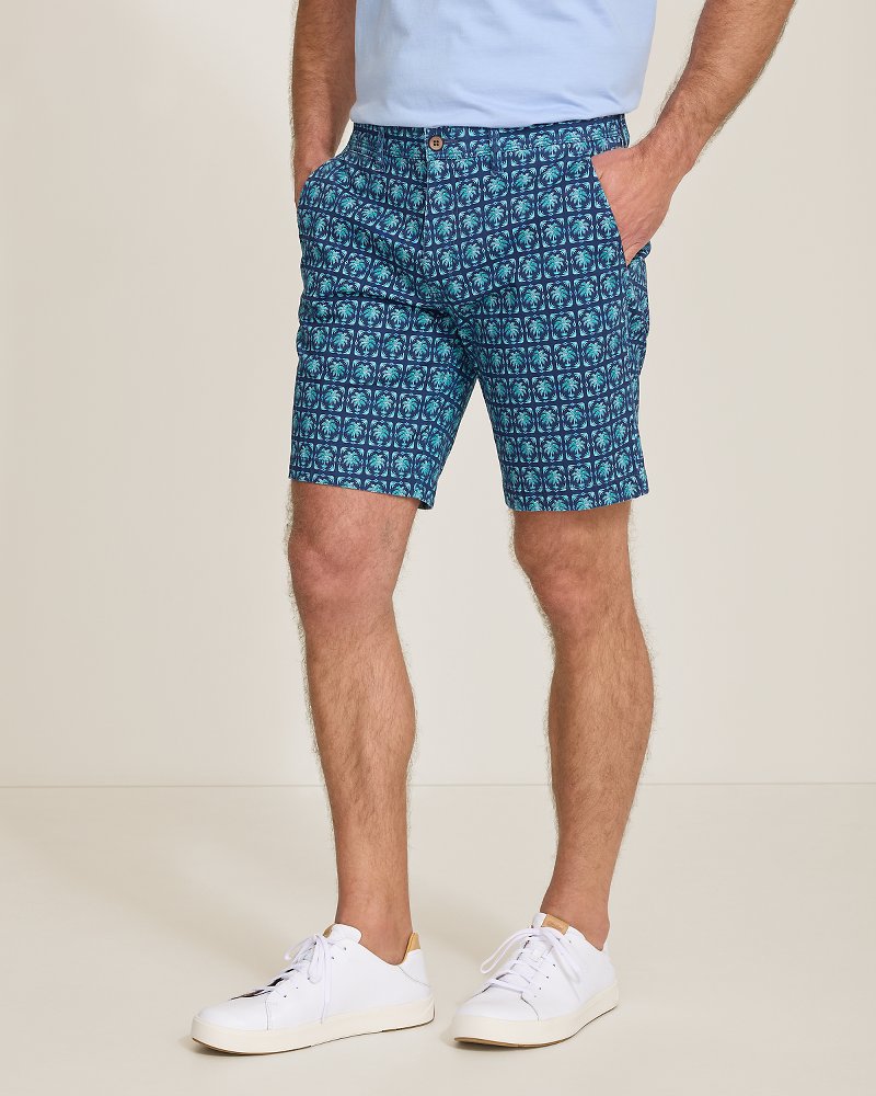 Boracay Palm Press 9-Inch Shorts