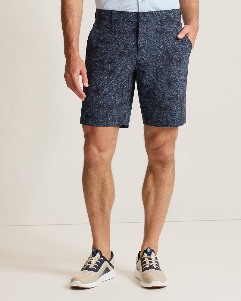 Chip Shot Midnight Fronds IslandZone 9-Inch Shorts