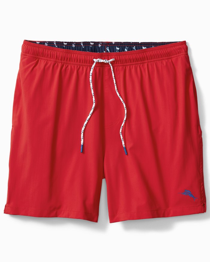 Details about   Tommy Bahama Men's Naples 6" Quick-Dry Swim Trunks in three color options 