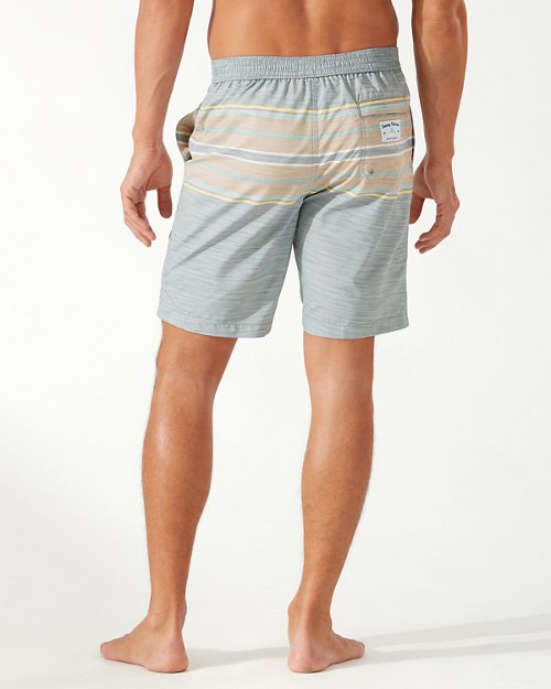 Baja Tortuga Stripe 9-Inch Board Shorts