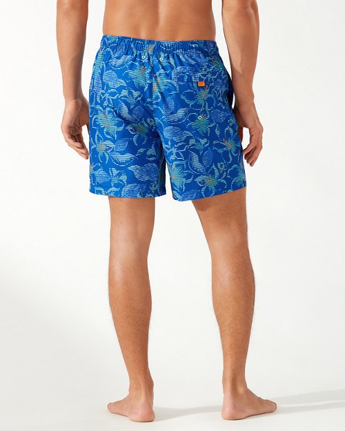NEW Tommy Bahama Mens PALM COLLINS Relax 6.5 Swim Trunks Board Shorts L XL 