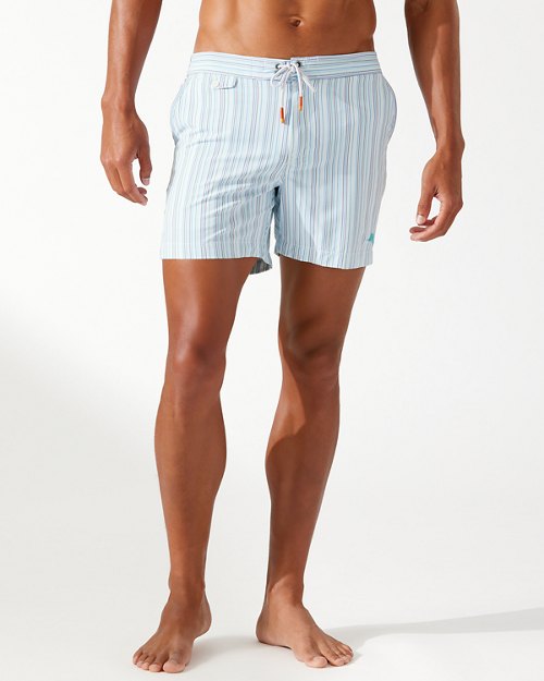 Rialto Open Sea Stripe 6-Inch Board Shorts