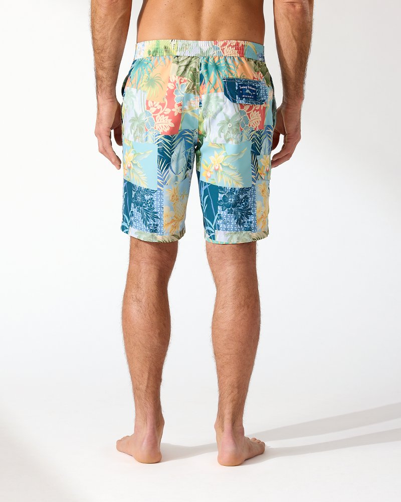 Baja Patchwork in Paradise 9-Inch Board Shorts
