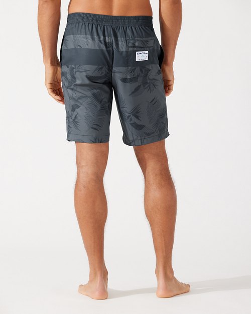 Baja Palm Noir 9-Inch Board Shorts