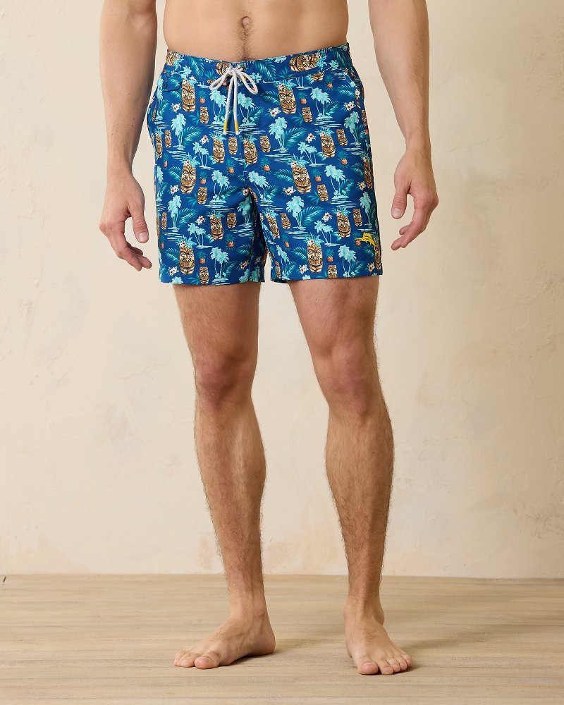 Rialto Tiki Tropics 6-Inch Swim Trunks