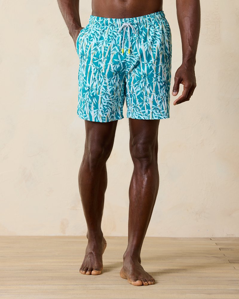 Naples Bamboo Blues 6-Inch Swim Trunks