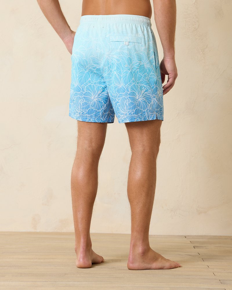 Naples High Tide Hibiscus 6-Inch Swim Trunks