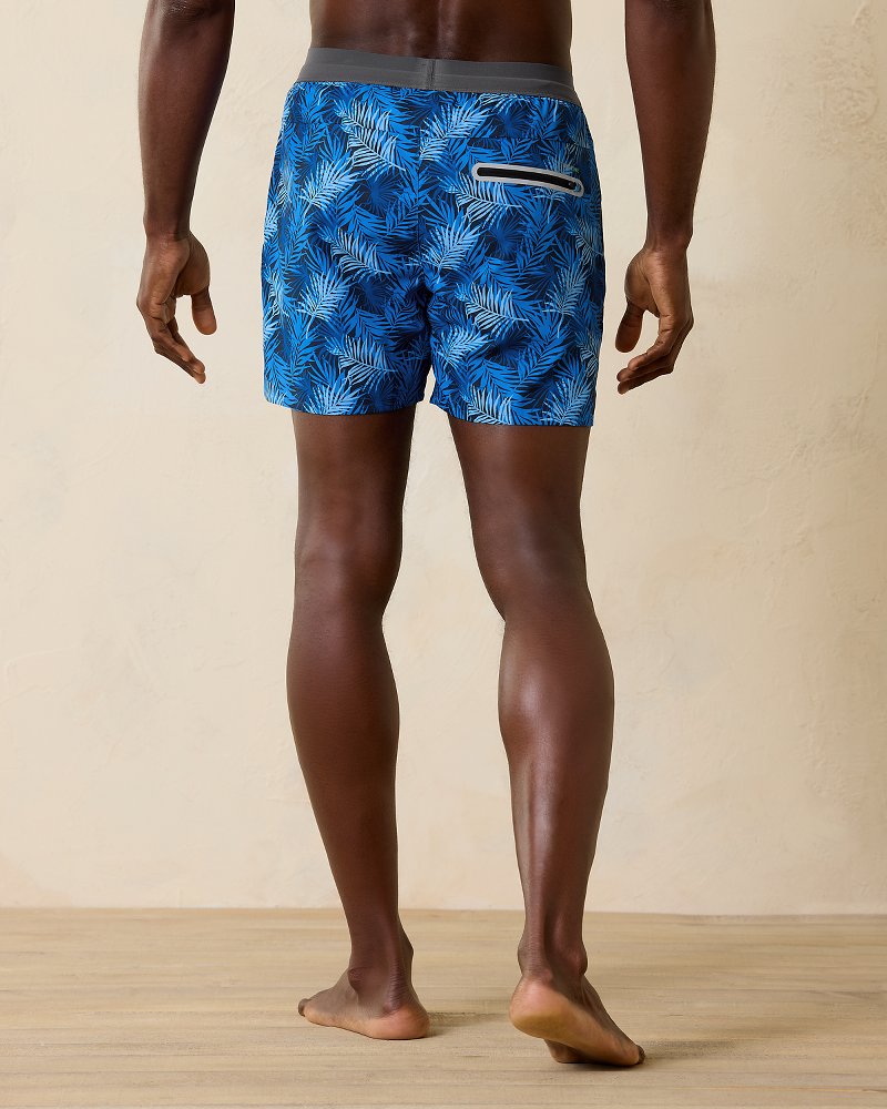 Maui Breaker Palm Route 5-Inch Hybrid Shorts