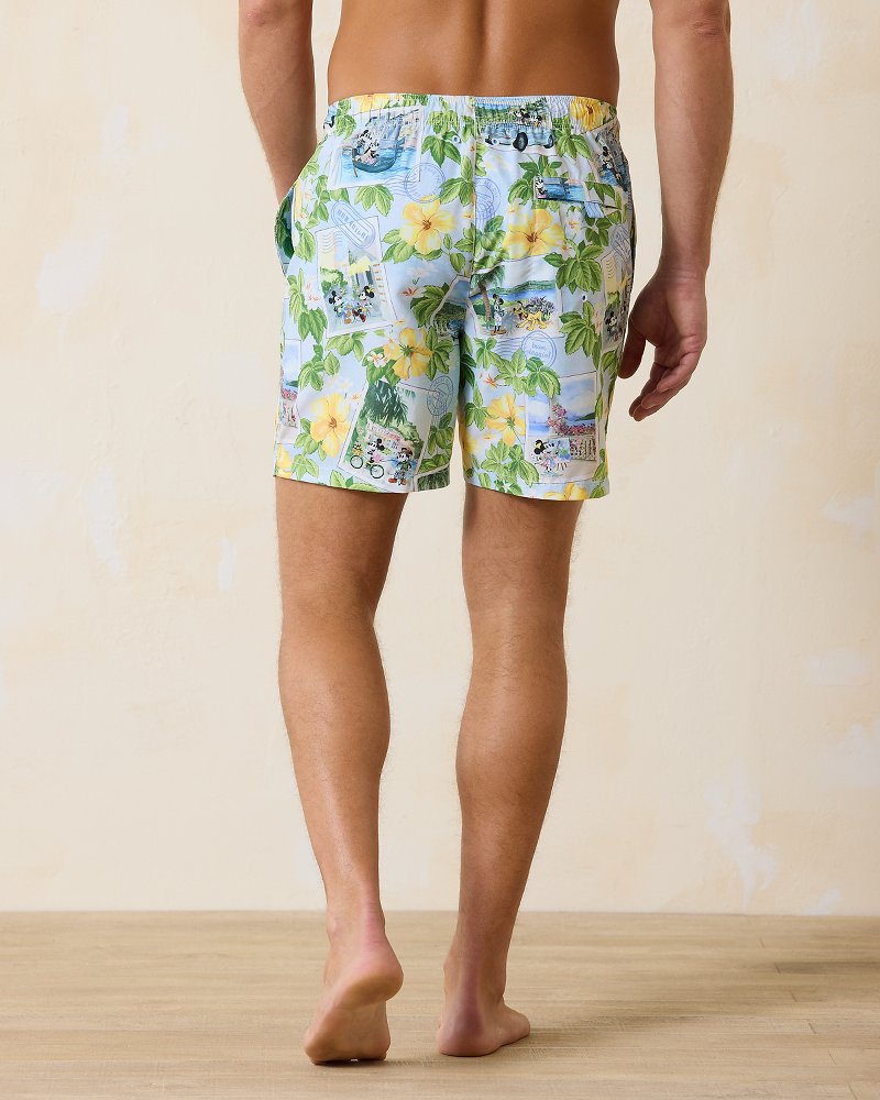 Disney Naples Postcard to Paradise 6-Inch Swim Trunks