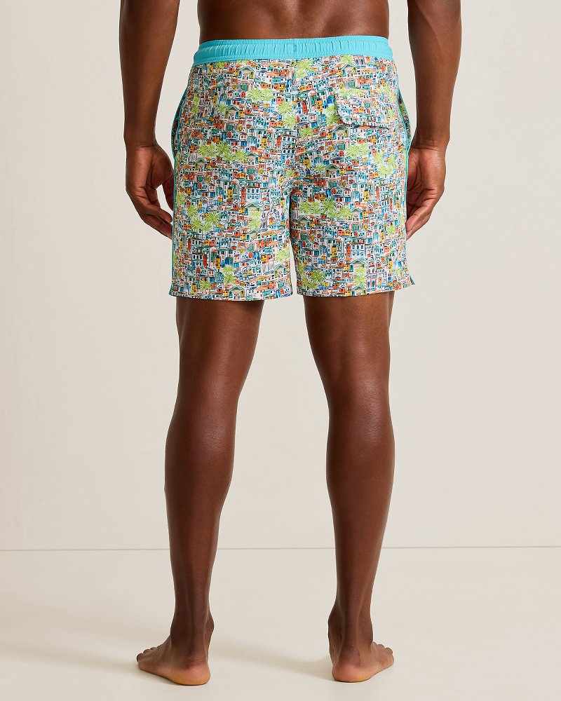 Naples Villa Amalfi 6-Inch Swim Trunks