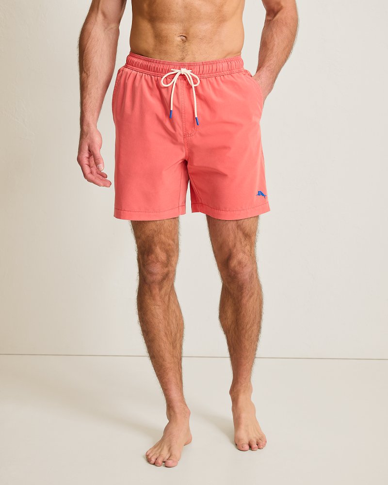 Thumbnail for Naples Valley Garment Dye 6-Inch Swim Trunks