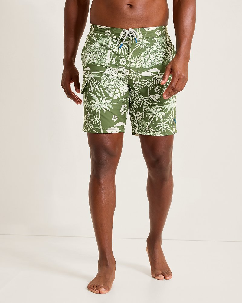 Baja Palms Paradise 8-Inch Boardshorts