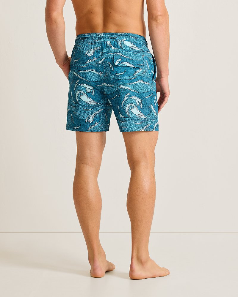 Naples Wavescape Oasis 6-Inch Swim Trunks