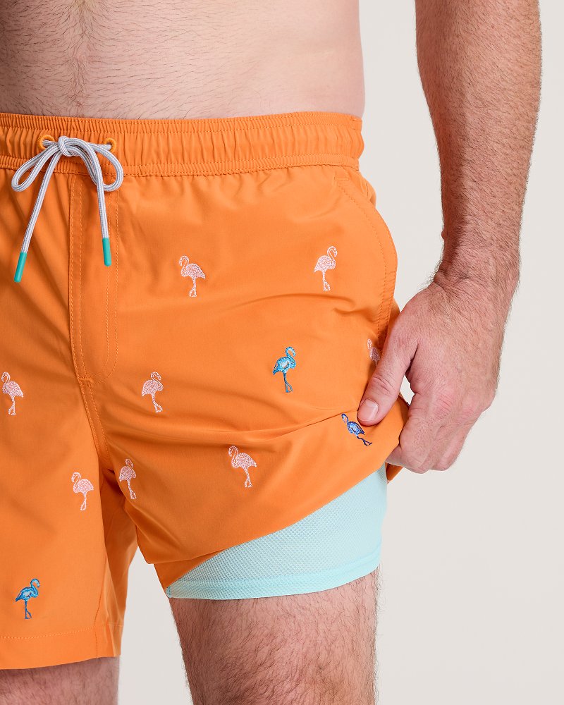 Naples Flamingle 6-Inch Swim Trunks thumbnail 3