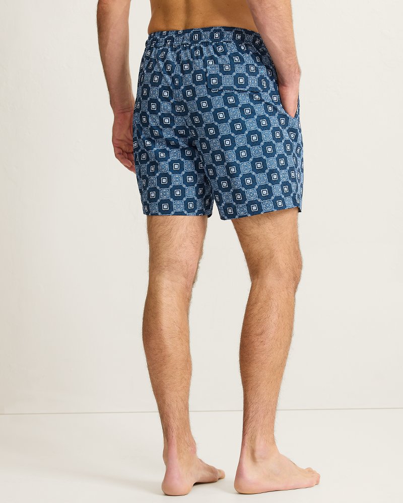 Naples Barcelos Tiles 6-Inch Swim Trunks