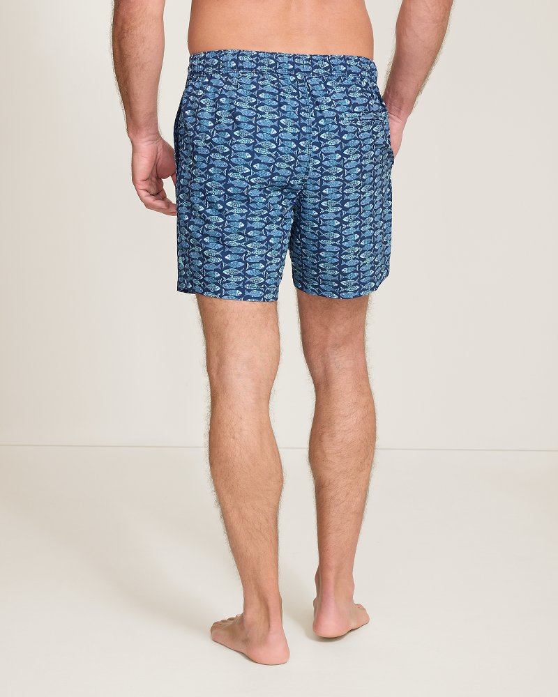 Amalfi Shores Sardina Soiree 6-Inch Swim Trunks