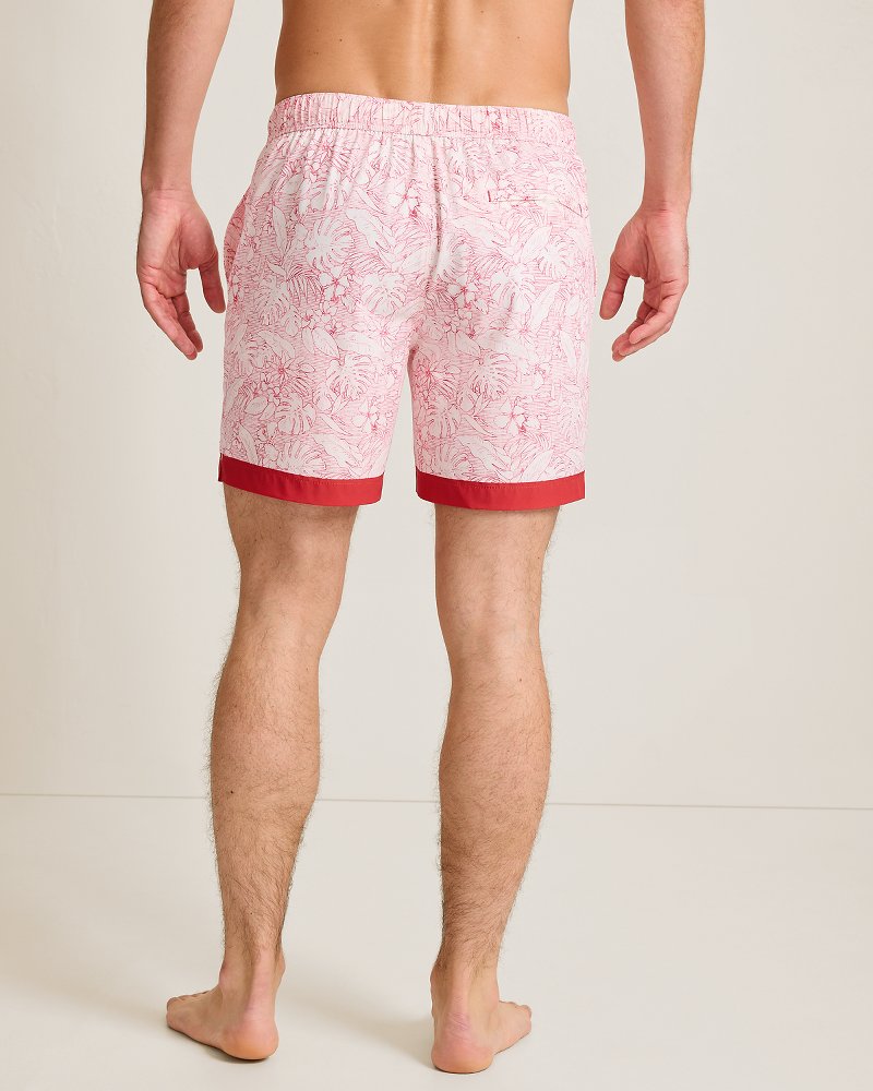 Amalfi Shores Frond Horizons 6-Inch Swim Trunks