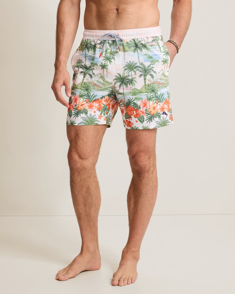 Naples Paradise Aloha 6-Inch Swim Trunks