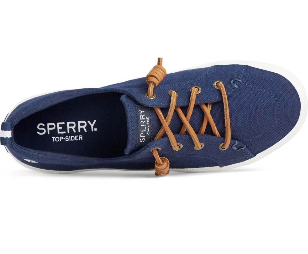 Women s Sperry Crest Vibe Sneaker in Navy Tommy Bahama Australia