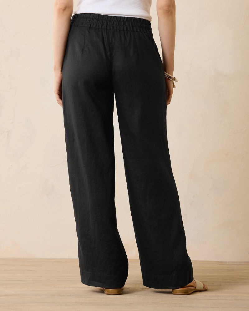 Palma Straight-Leg Linen Pant