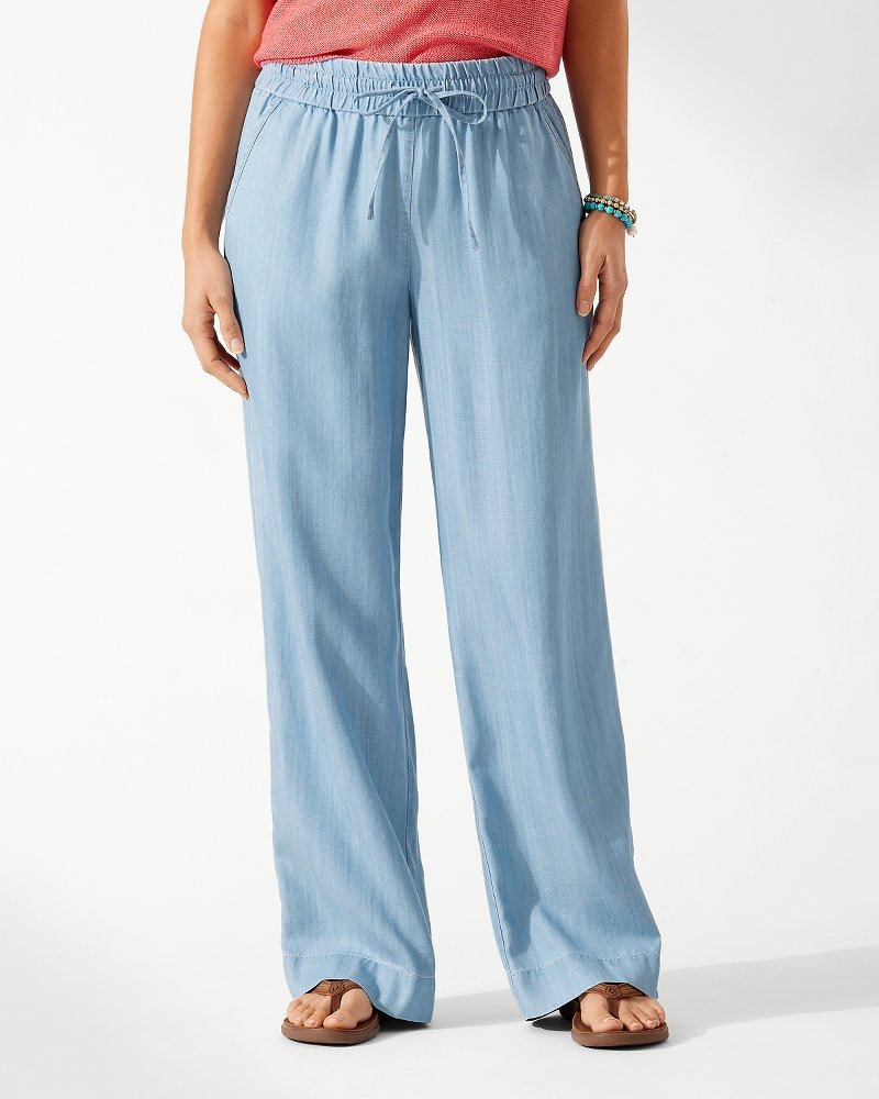 Perfect Crop Pants - Curvy Fit - Chambray