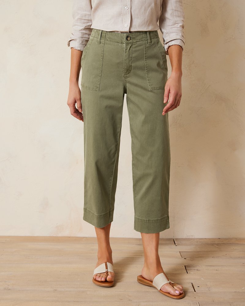 Tommy Bahama - Green Casual Pants Cotton Tencel Lyocell