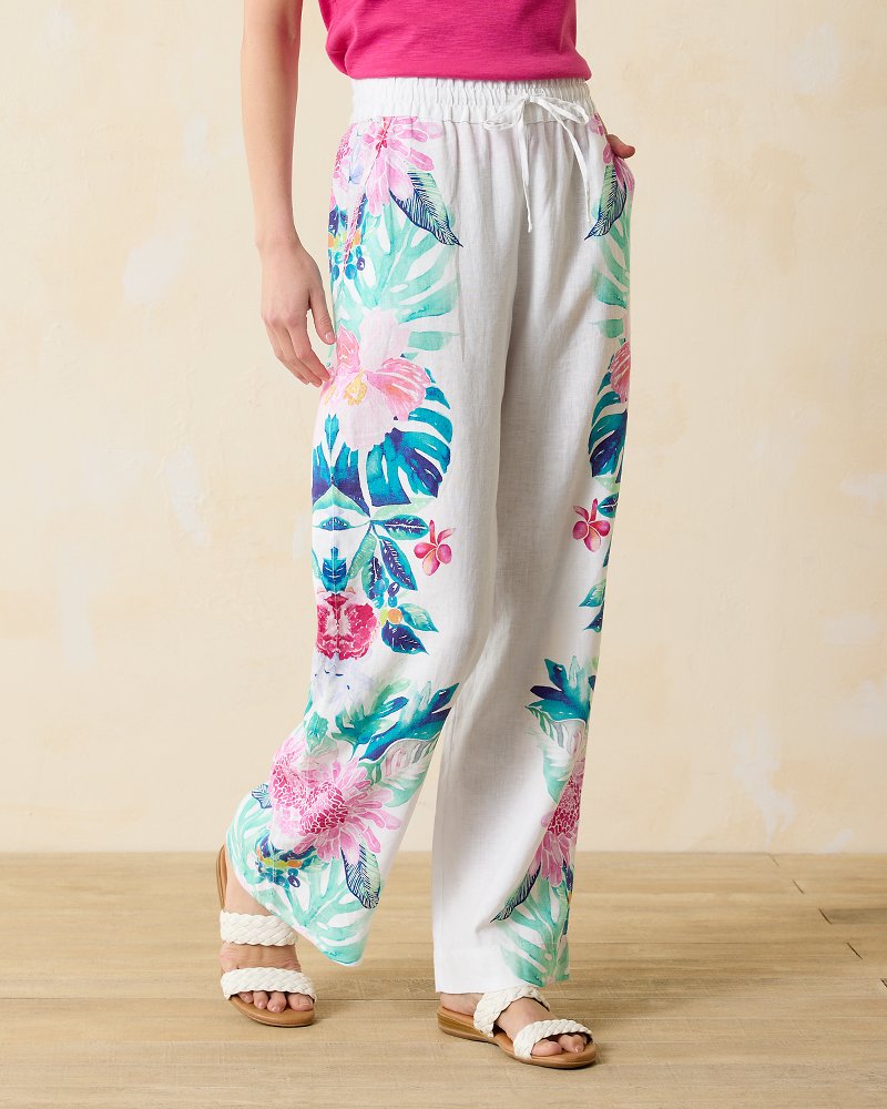 Two Palms Perfectly Paradise High-Rise Linen Easy Pants
