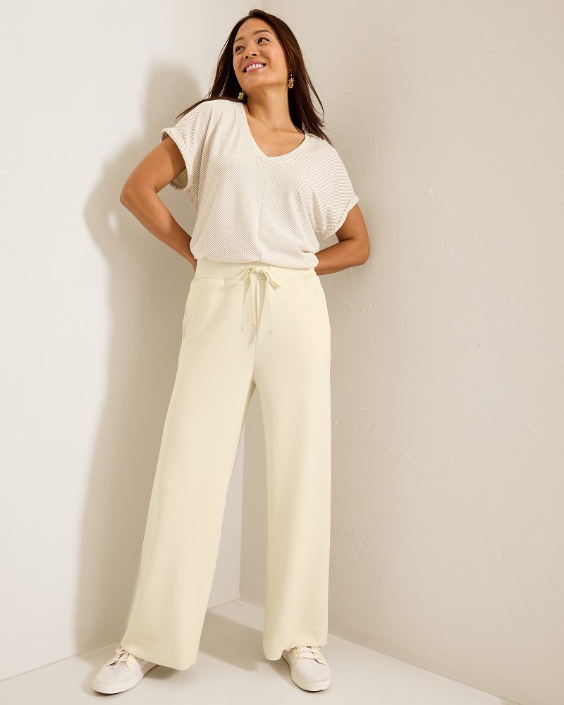 Palm Voyage Wide-Leg Pants