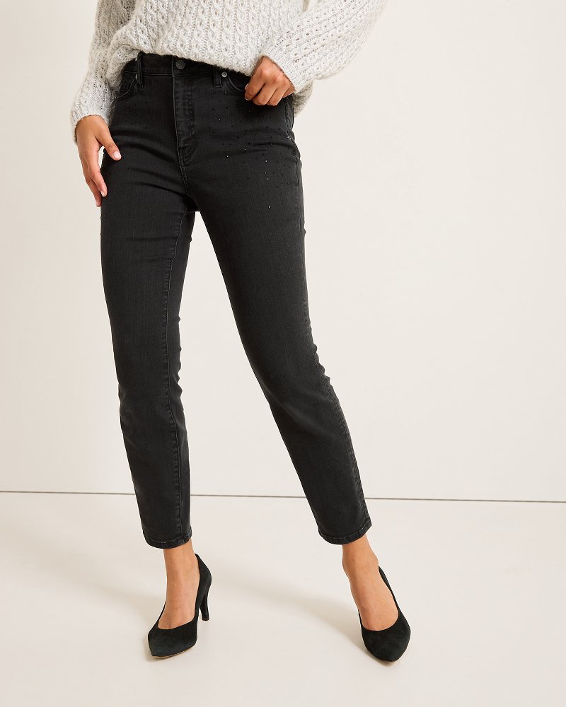 Boracay® Beach Sparkle High-Rise Skinny Ankle Jeans