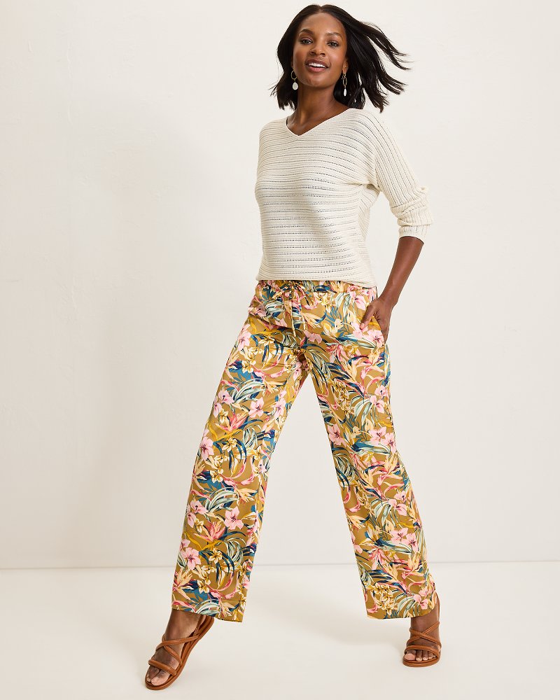 Flora Amora Satin Pants