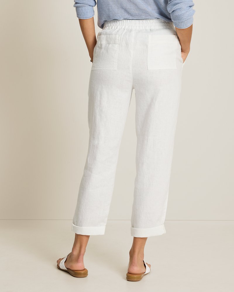 Two Palms High-Rise Tapered Linen Pants thumbnail 3