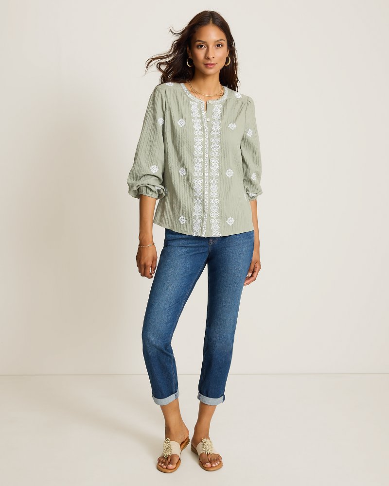 Mid-Rise Slim Boyfriend Jeans