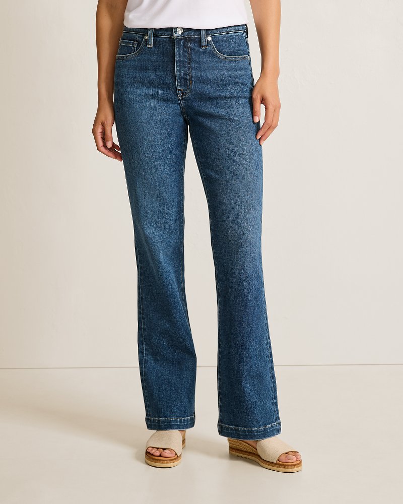 Mid-Rise Flare Jeans
