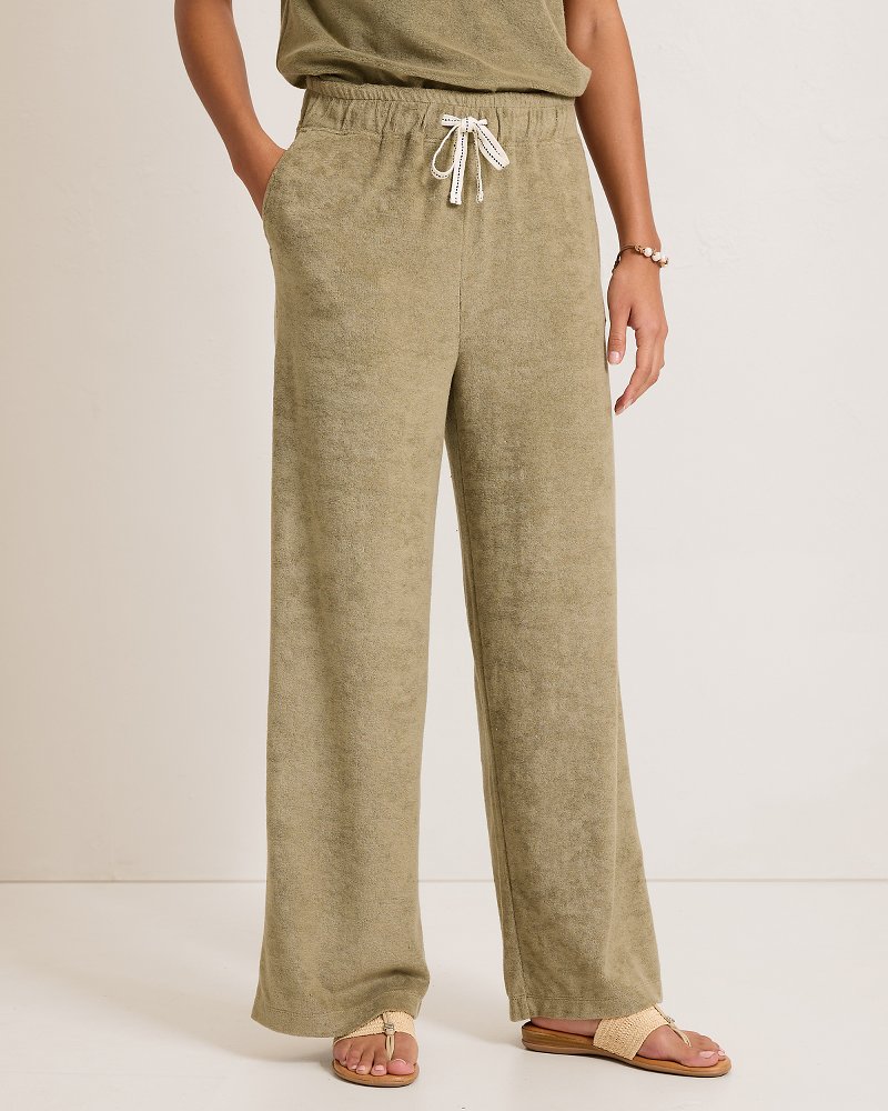 Suncoast Loop Terry Wide-Leg Pants