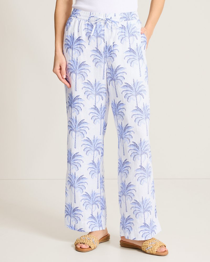Two Palms Palm Banks High-Rise Linen Easy Pants