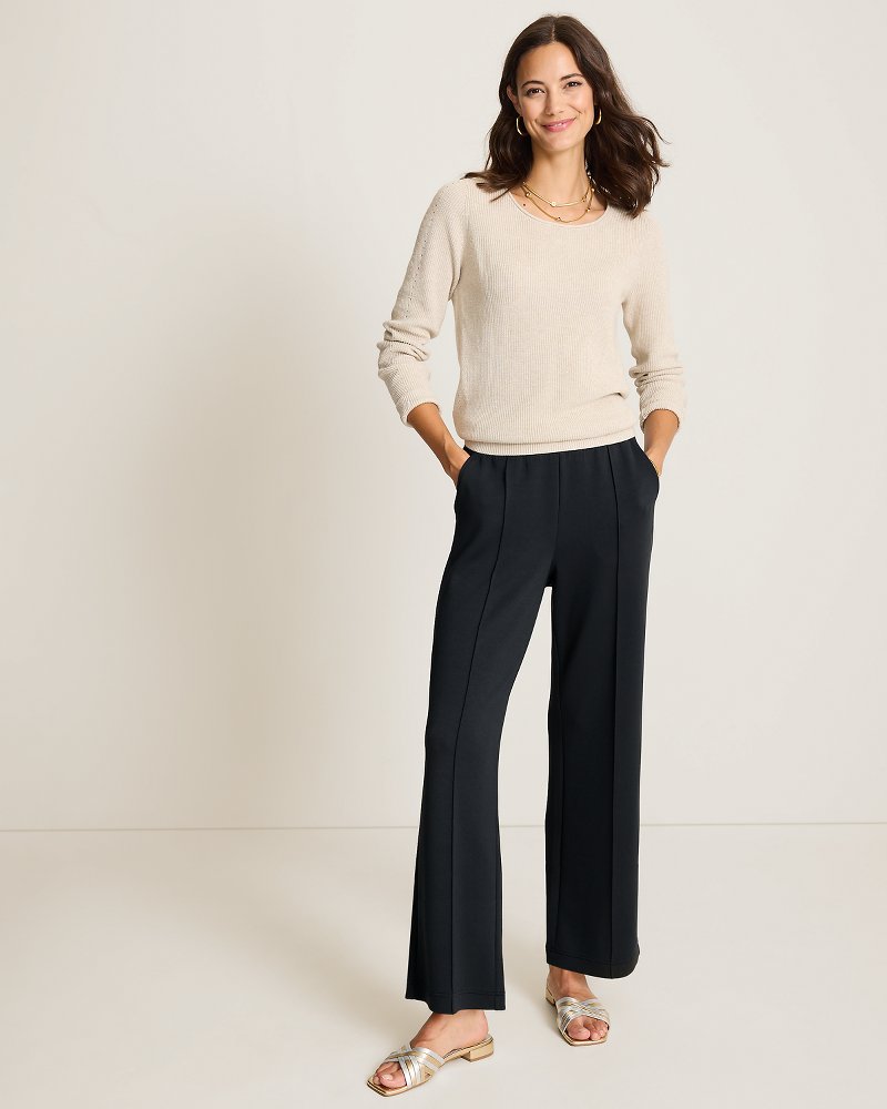 Palm Voyage Straight-Leg Pants
