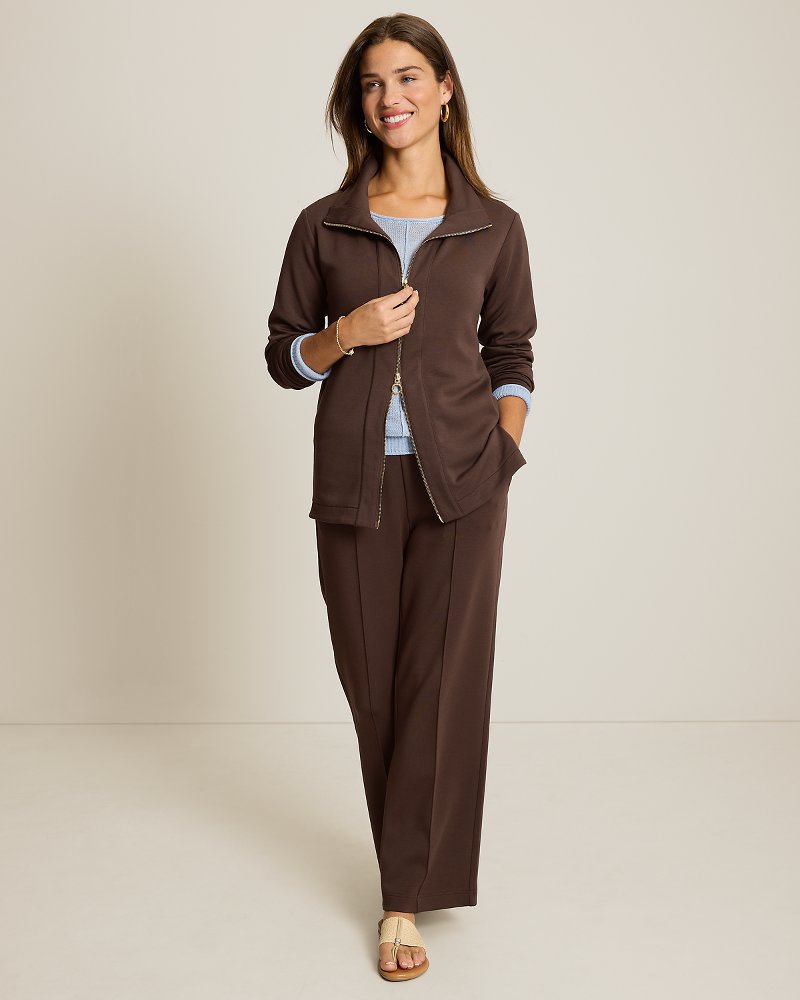 Palm Voyage Straight-Leg Pants