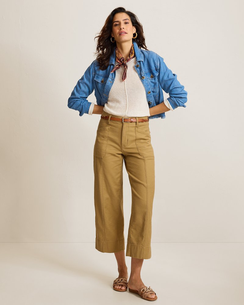 Sunset Key High-Rise Cropped Pants