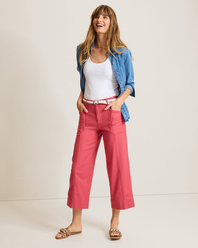 Sunset Key High-Rise Cropped Pants