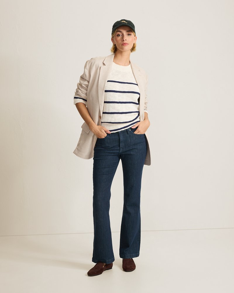 Mid-Rise Flare Jeans