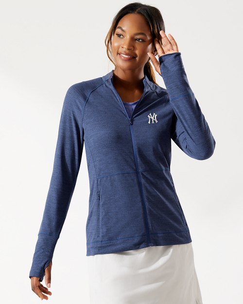 MLB® Ariana Mock-Neck Full-Zip Sweatshirt
