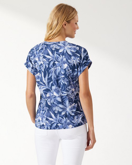 Kauai Floral Flirtini Jersey T-Shirt
