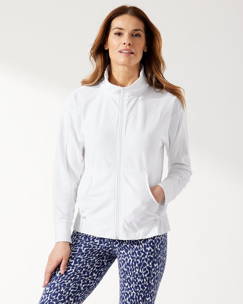 Lana Mesh IslandZone® Jacket in White | Tommy Bahama Australia