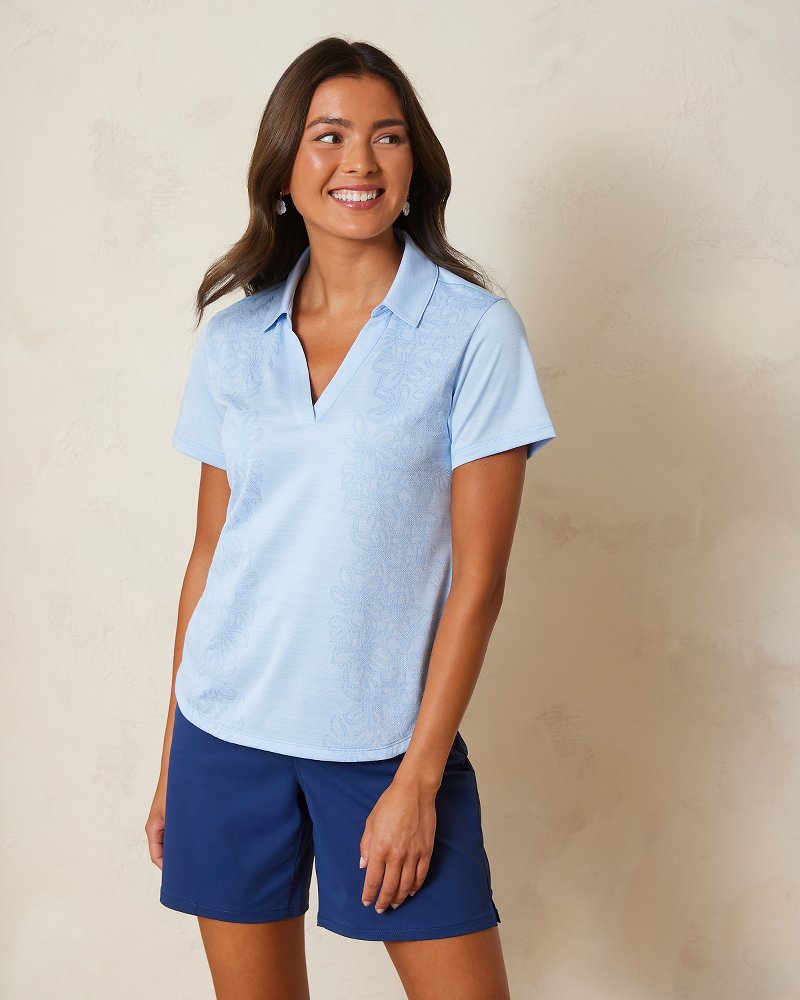 トミー バハマ  Bahama Coral Isle Short Sleeve Top レディース シャツ トップス Blue Vault Women's Tommy Bahama Coral Isle Short Sleeve Top | Zappos.com