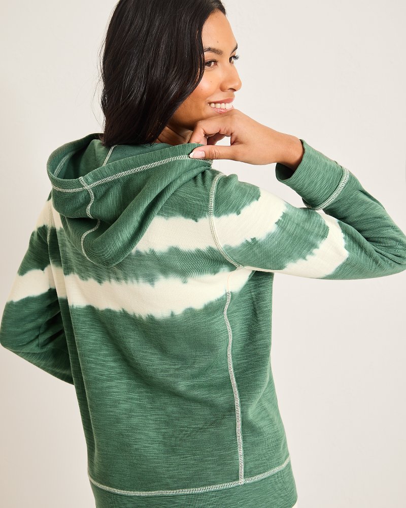 Tobago Bay Tie-Dye Stripe Hoodie