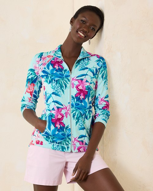 Aruba Bloom Bliss Full-Zip Sweatshirt