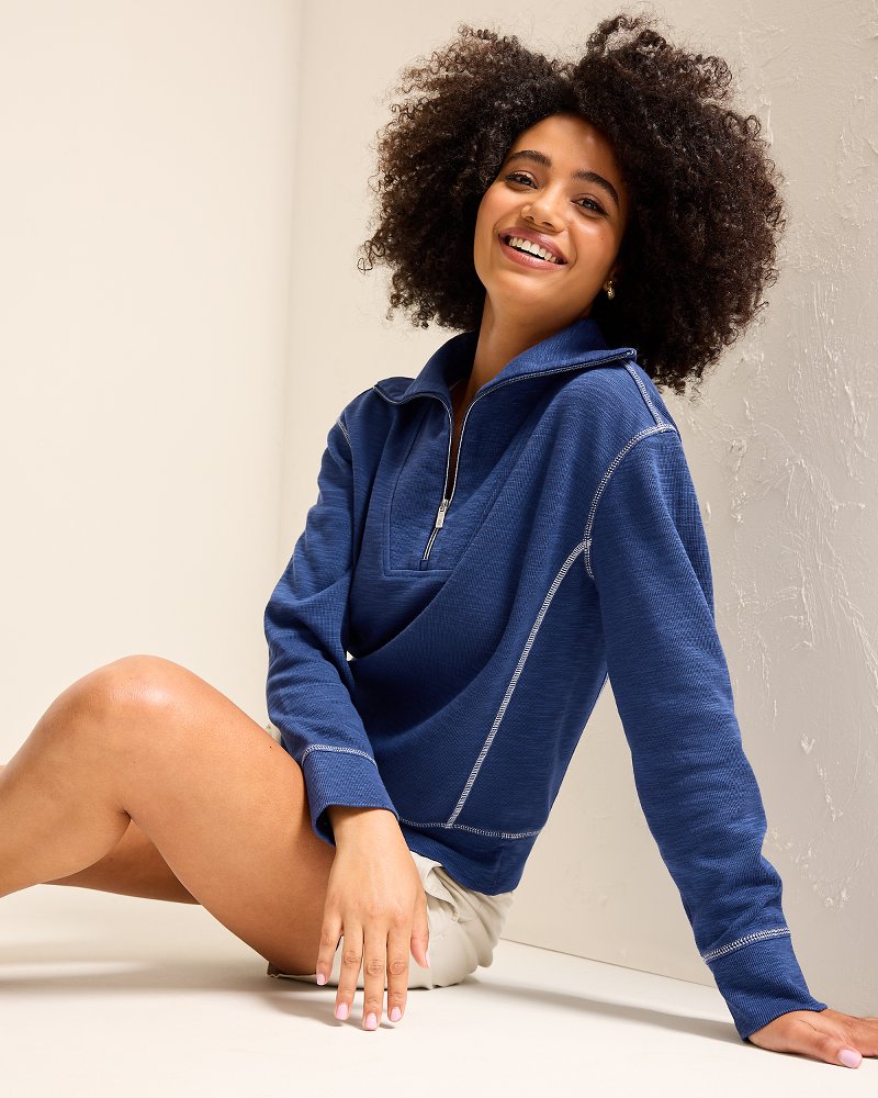 Tobago Bay Half-Zip Sweatshirt