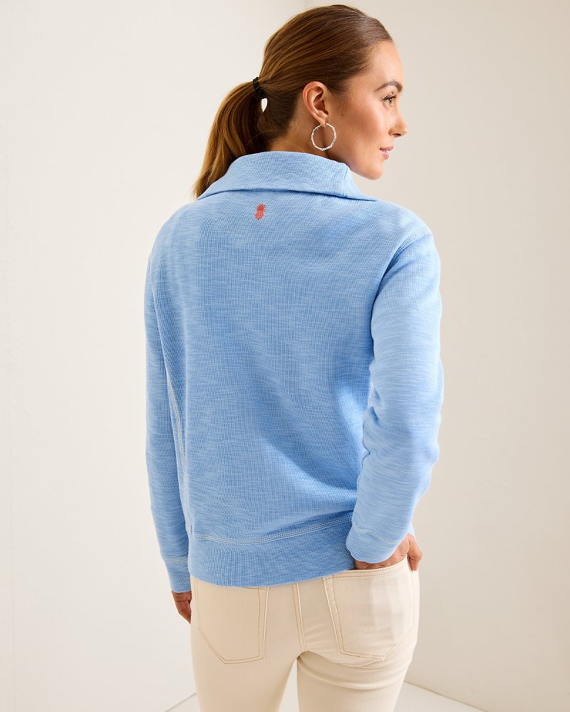 【BAON】[unisex] Yuda cable hood half zip-up BAON】[unisex] Yuda cable hood half zip-up (BAON/パーカー