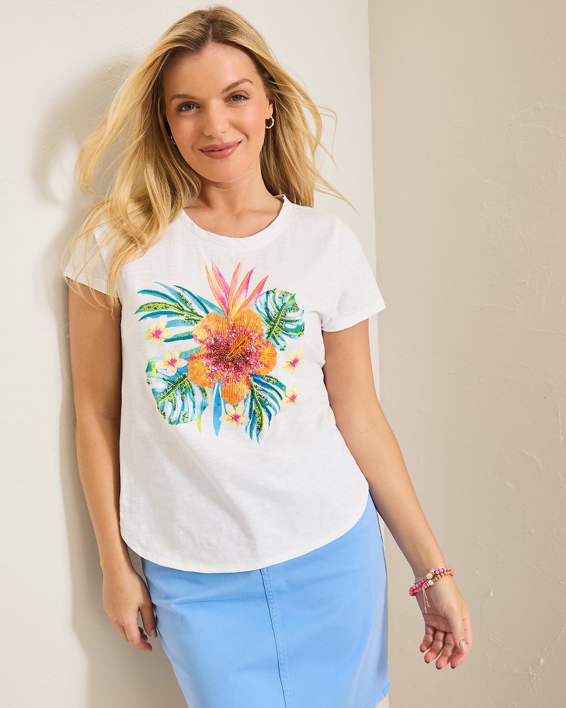 Jewel of the Jungle Embellished Lux T-Shirt