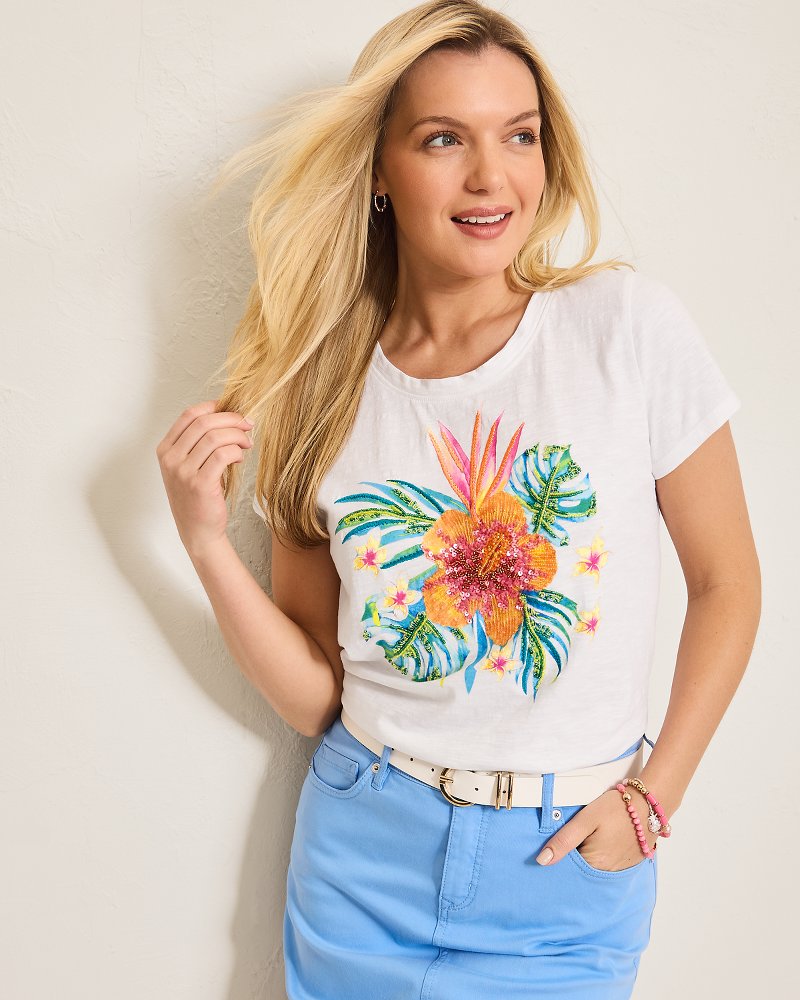 Jewel of the Jungle Embellished Lux T-Shirt